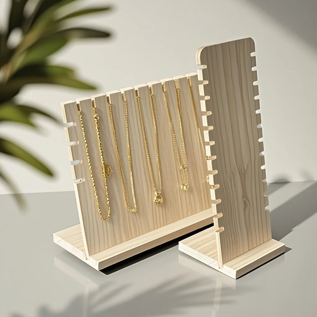 Présentoir à Colliers en Bois
