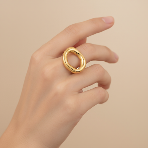 Bague Géo - Portée