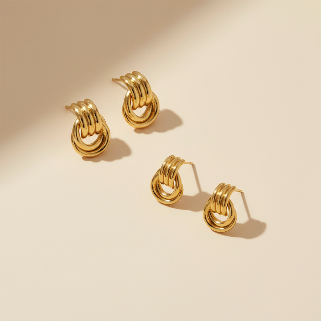 Boucles d'Oreilles Nœud - Image principale