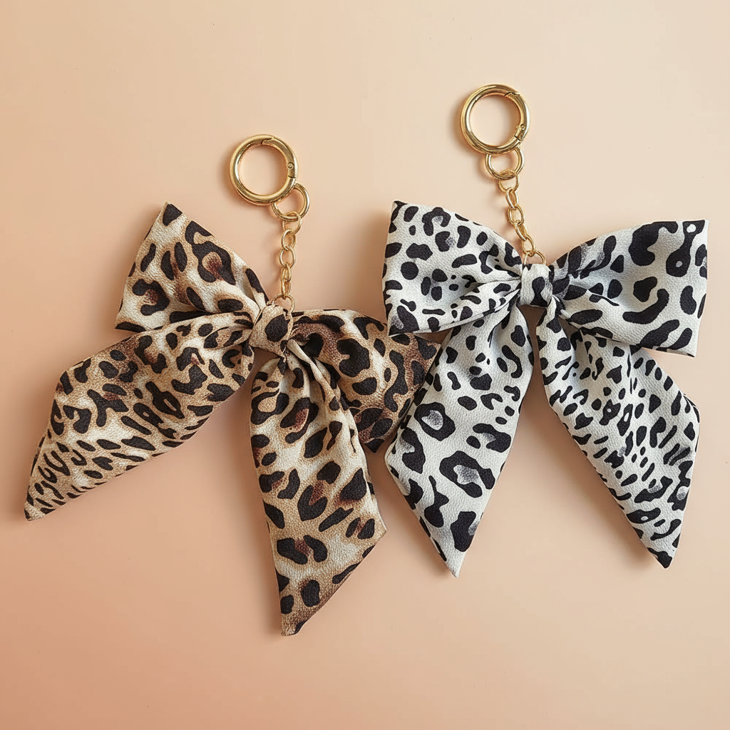 Porte-clés Nœud Léopard