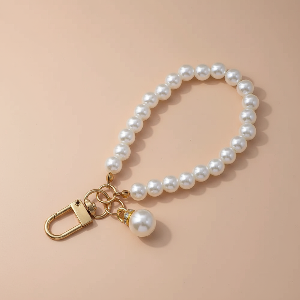 Porte-clés Perles et Coquillages