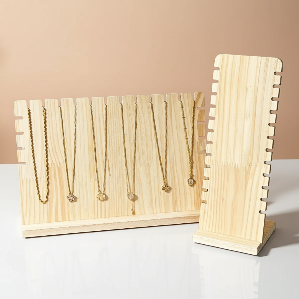 Présentoir à Colliers en Bois