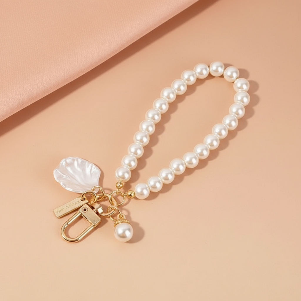 Porte-clés Perles et Coquillages