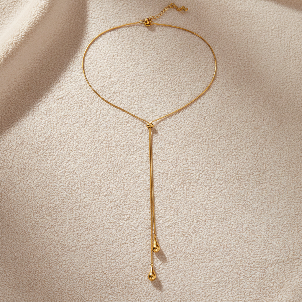 Collier Sanua vue flat lay - Minélia