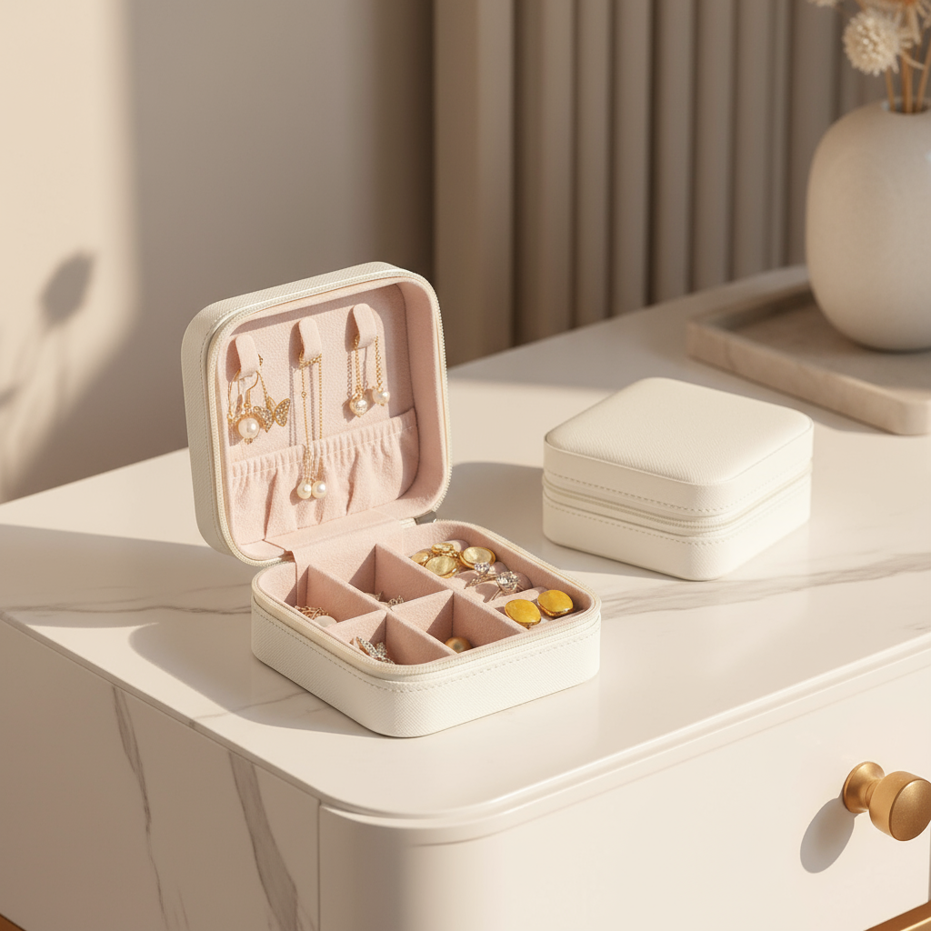 Boîte à Bijoux de Voyage