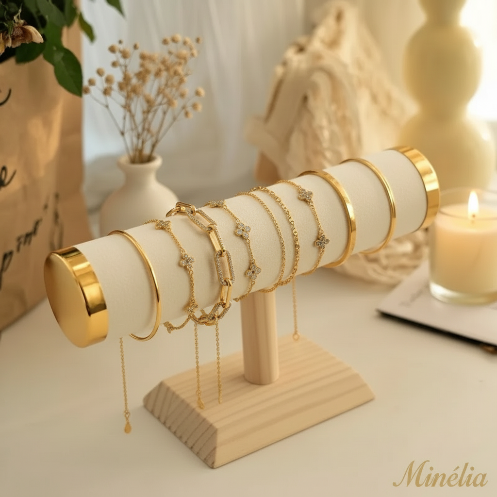 Présentoir Andy avec bracelets Minélia